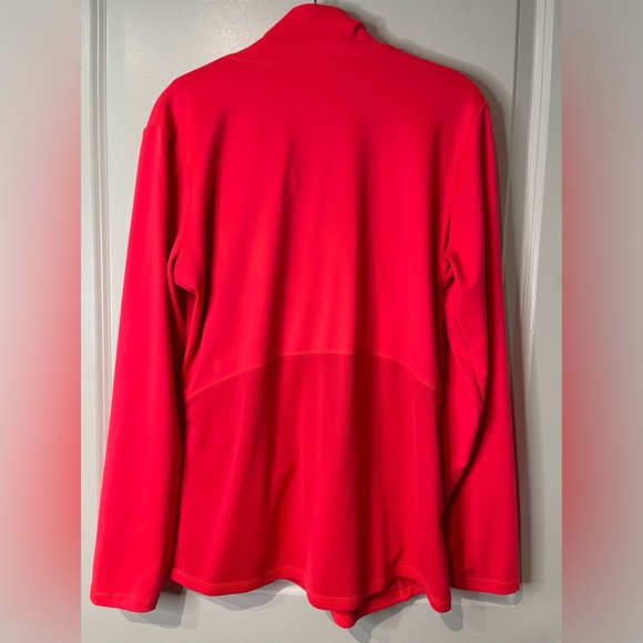 Old Navy Bundle 2 Jackets. Full Zip Red/Orange Large. 1/2 Zip Blue X-Large EUC - Picture 3 of 5